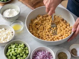 Wrap Mediterranei con Ceci e Feta: Pranzo Fresco in 10 Minuti