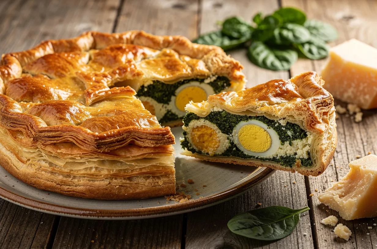 Torta Pasqualina: Traditional Easter Spinach and Ricotta Pie