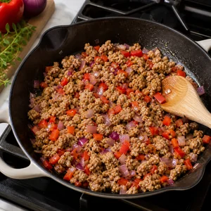 High-Protein Mediterranean Frittata with Turkey Sausage