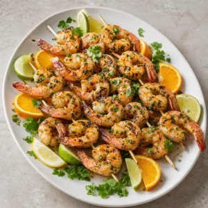 Zesty Thai-Mexican shrimp salad with mango, avocado, cilantro, and lime dressing.